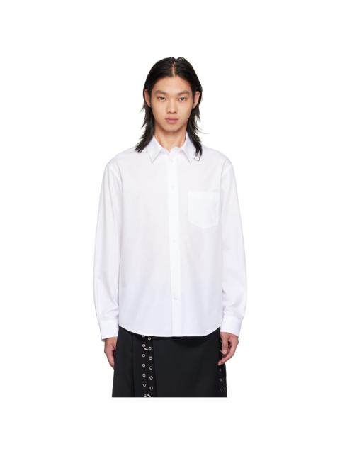Simone Rocha White Split Ring Classic Shirt