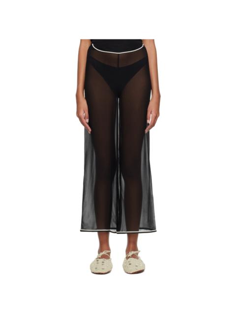 BODE Black Juana Trousers