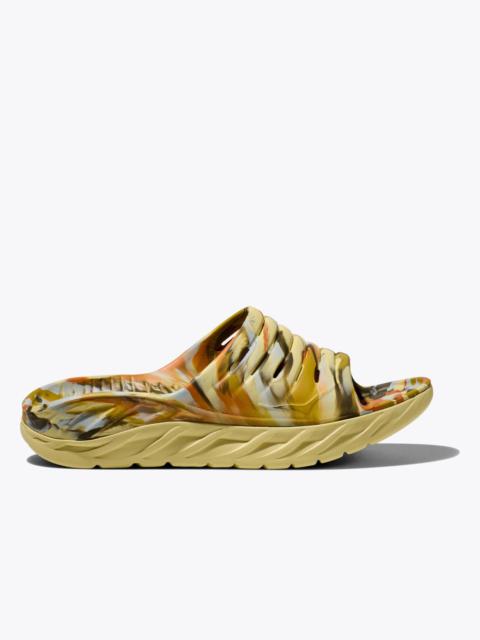 HOKA All Gender Ora Recovery Slide Swirl