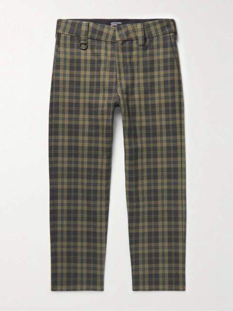 Enfants Riches Déprimés Straight-Leg Checked Cotton-Twill Trousers