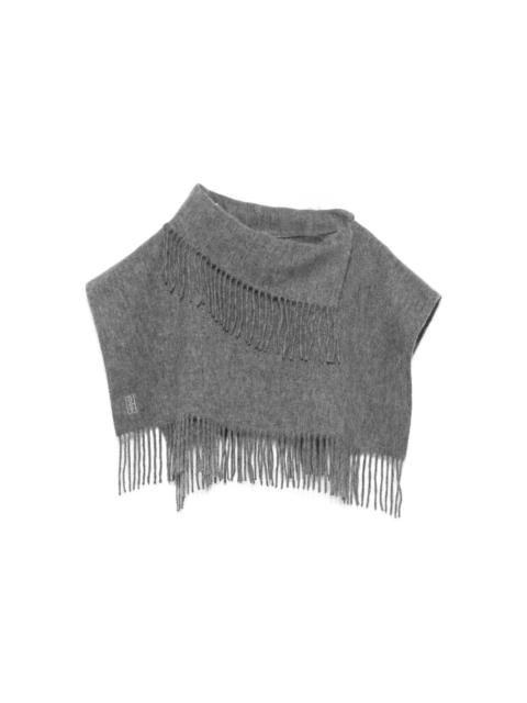 BY MALENE BIRGER Turtla wool fringe bib