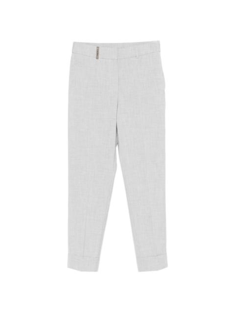 PESERICO cuffed tailored trousers