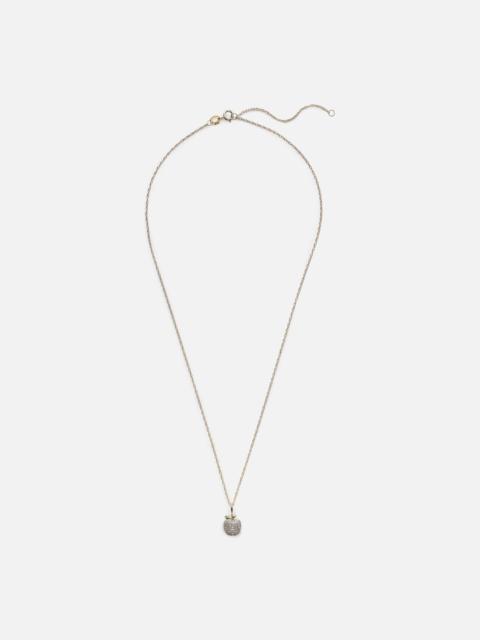 STONE AND STRAND Big Apple 10kt gold necklace with diamonds