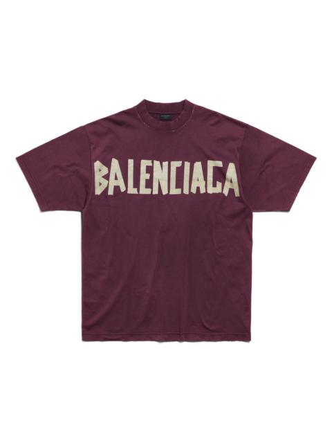 BALENCIAGA Balenciaga Tape Type T-shirt 'Dark Red' 739784TOVA94029