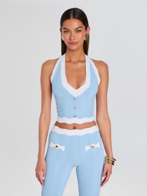 RETROFÊTE LEENA RIB KNIT TOP