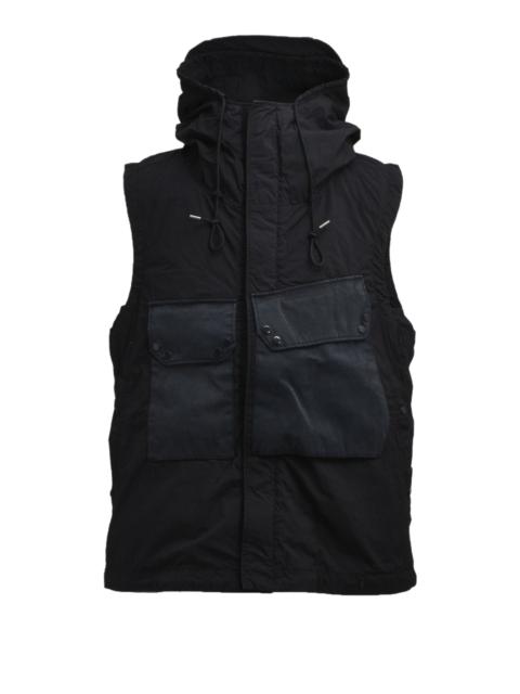 HOODED VEST MID LAYER / BLK