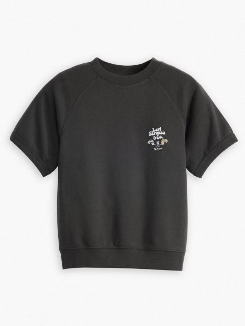 Levi's GRAPHIC MARINA SHORT SLEEVE CREWNECK SWEATSHIRT
