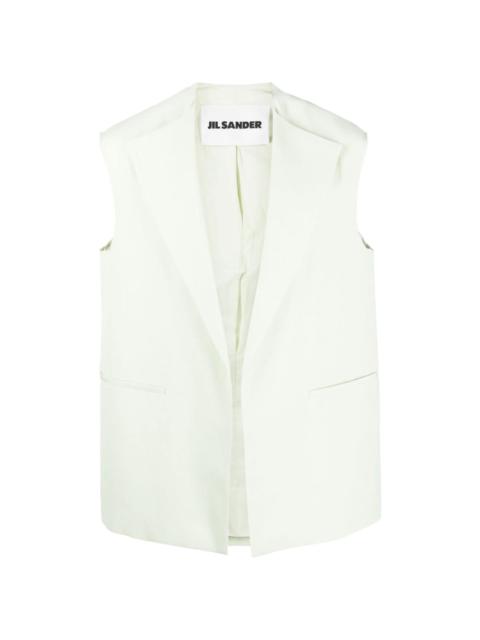Jil Sander V-neck single-breasted vest