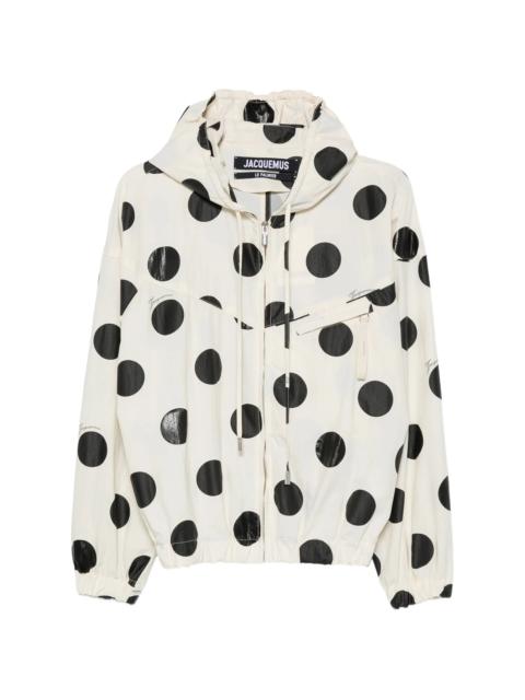 JACQUEMUS Jacquemus Polka-dot Hooded Jacket