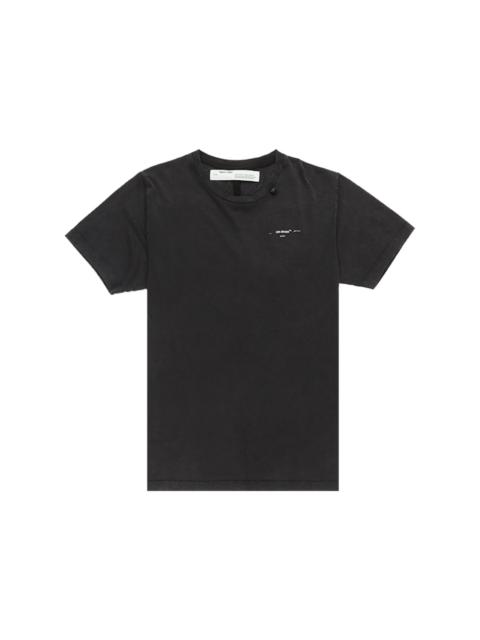 Off-White OFF-WHITE Abstract Arrows Embroidered T-Shirt Black/White
