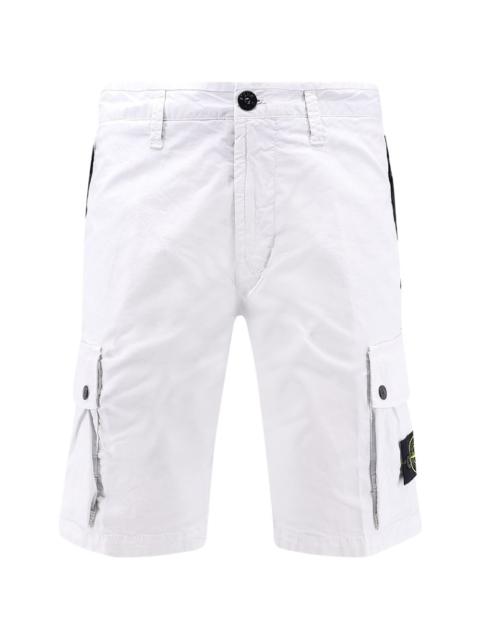 Stone Island logo-patch cargo shorts