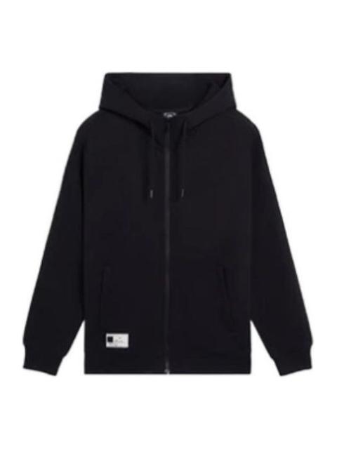 Li-Ning Li-Ning Label Logo Hooded Jacket 'Black' AWDSB17-1