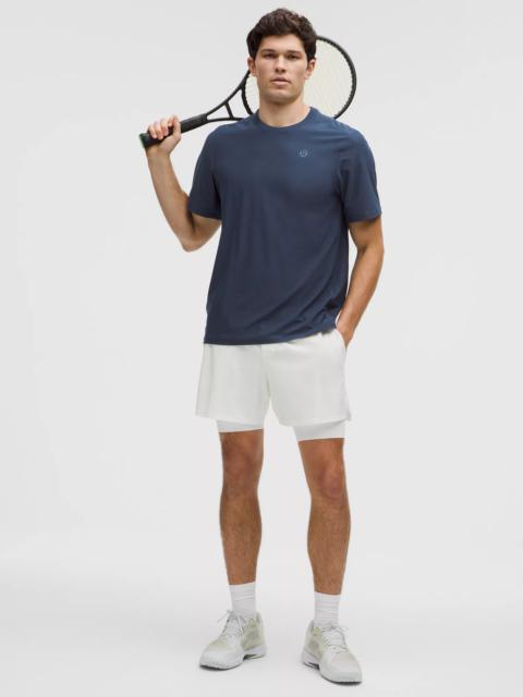 lululemon UV-Protective Striped Mesh Tennis T-Shirt