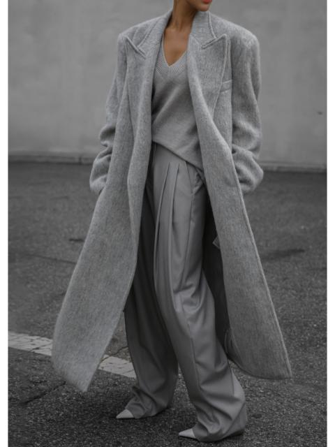 The Frankie Shop John Oversized Coat - Light Grey