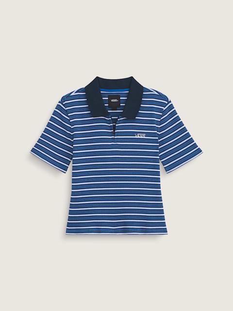 Vans Priscilla Stripe Polo Shirt