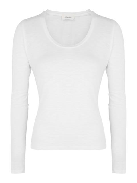 American Vintage Jacksonville slubbed cotton-blend top