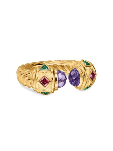 DAVID YURMAN Women's Renaissance Color Ring in 18K Yellow Gold - Amethyst