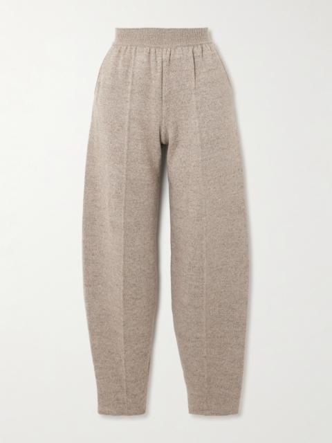 Loro Piana Linen And Cashmere-blend Tapered Pants