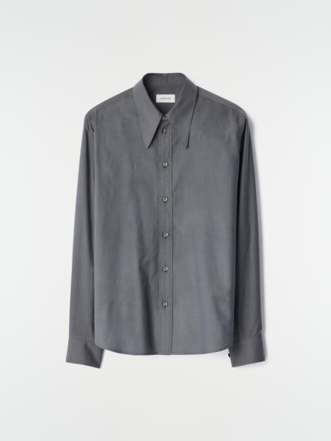 Lemaire POINTED COLLAR SHIRT IN WASHED COTTON SILK