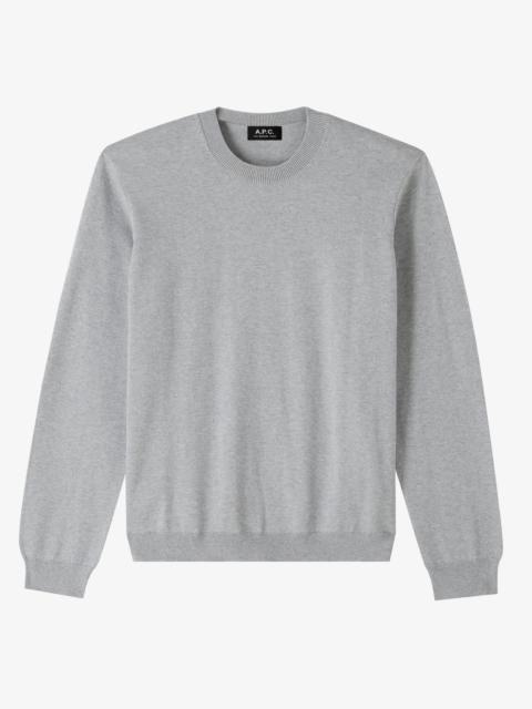 A.P.C. MATT LOGO SWEATER