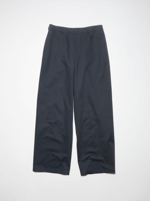 Acne Studios Twill chino trousers - Regular fit - Midnight blue