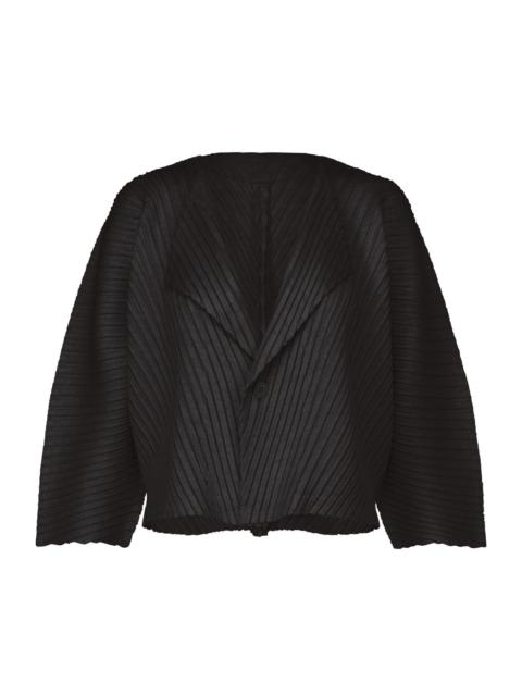 ISSEY MIYAKE LINEN LIKE PLEATS CARDIGAN