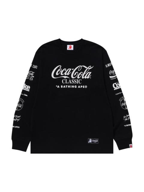 A BATHING APE® BAPE x Coca-Cola Milo Long-Sleeve Tee 'Black'