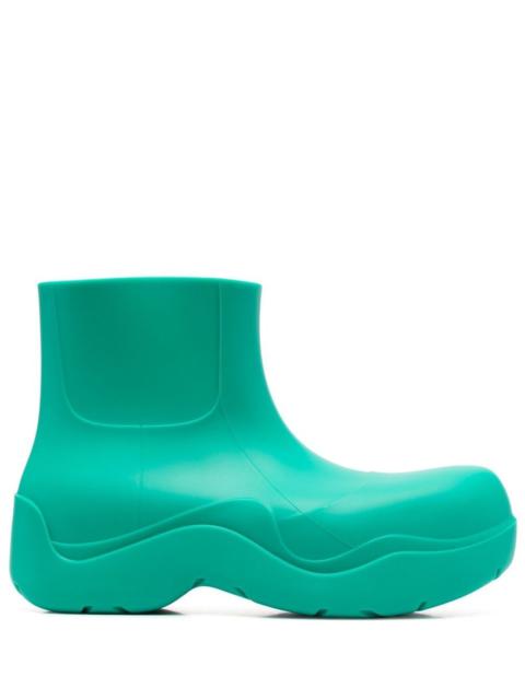 Bottega Veneta green Puddle rubber boots