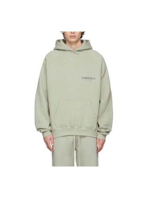 Fear of God Essentials FW21 Pullover Hoodie 'Green Concrete' FOG-FW21-107