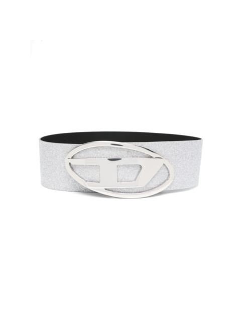 Diesel B-1dr 80 glitter-embellished wide belt