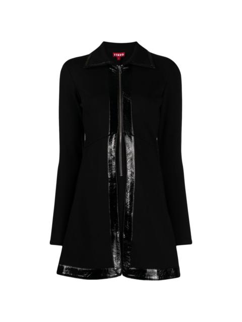 Assemblage zip-up minidress