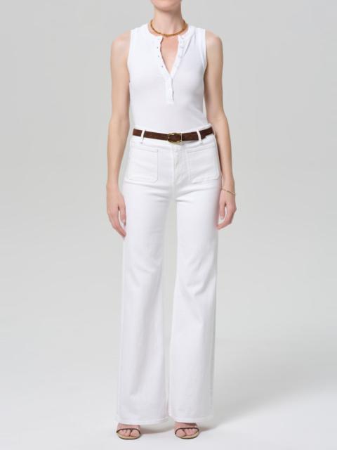 Citizens of Humanity Kimberly Patch Pocket Flare In Soft White