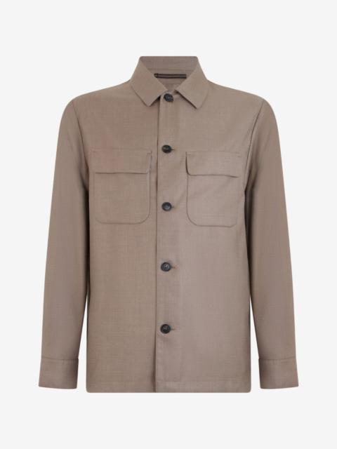 SLOWEAR flap-pocket shirt