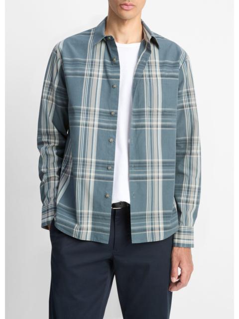 Vince Lorimer Plaid Button-Front Shirt