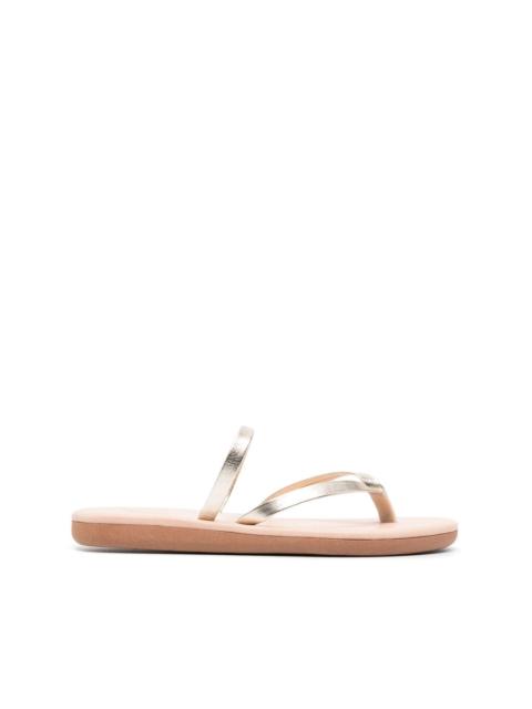 ANCIENT GREEK SANDALS Vachetta leather flip flops