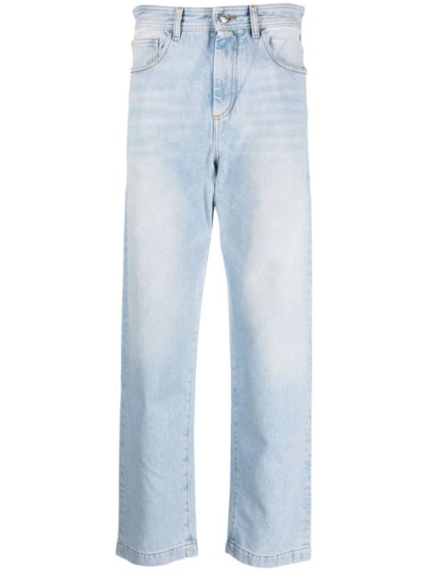 GCDS Graffiti wide-leg jeans