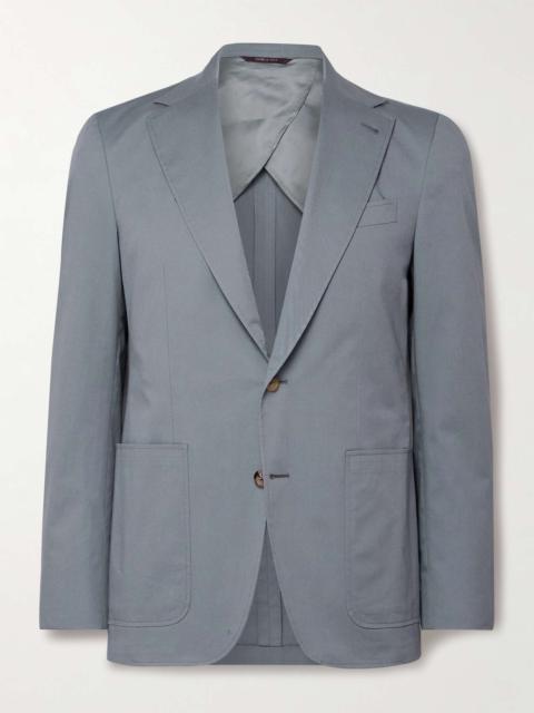Canali Kei Unstructured Cotton-Blend Suit Jacket