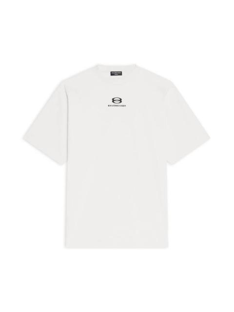 BALENCIAGA Men's Unity T-shirt Large Fit in White