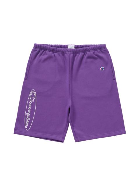 Supreme Supreme Champion Outline Sweatshort Purple