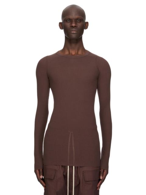 Rick Owens ribbed long-sleeve T-shirt