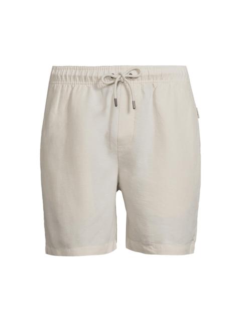 onia Men's Linen-Blend Drawstring Shorts - Stone