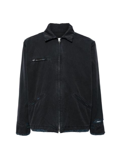 MM6 Maison Margiela zip-front cotton jacket