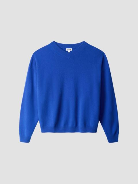STAUD Women's Spencer Cashmere Sweater - Cobalt