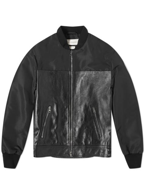 Alexander McQueen Alexander McQueen Hybrid Leather Jacket