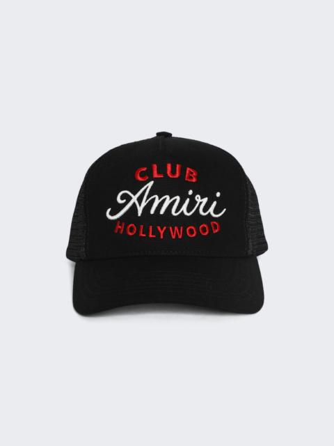 AMIRI Club Amiri Trucker Hat Black