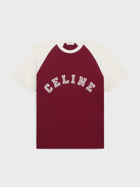 CELINE celine loose t-shirt in cotton jersey