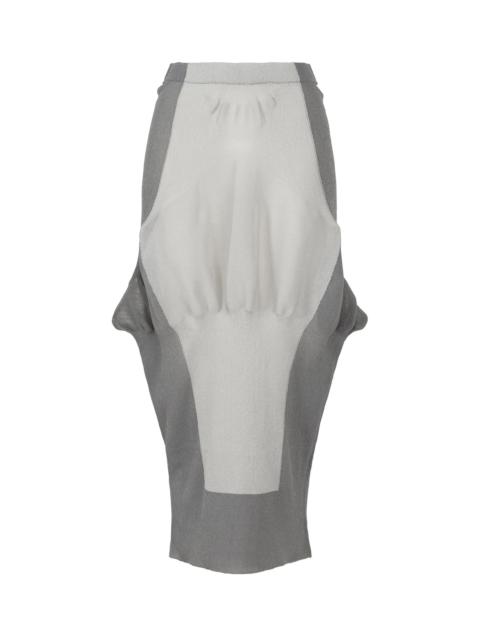 ISSEY MIYAKE SHAPED NUDE SKIRT