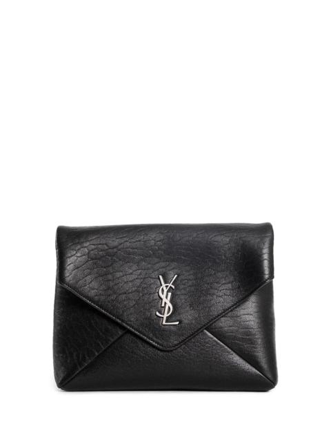 SAINT LAURENT Cassandre Envelope Messenger Bag In Lambskin