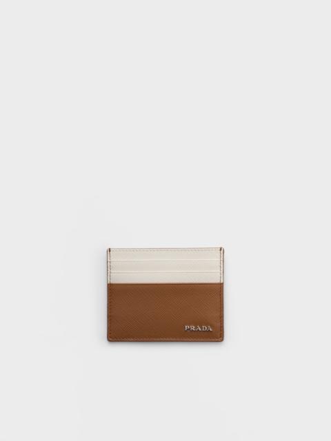 Saffiano leather card holder