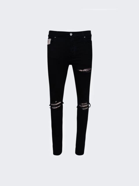 AMIRI Snake Mx1 Jean Black